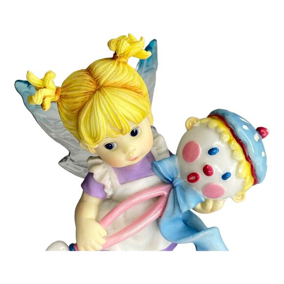 My Little Kitchen Fairies Baby RATTLE FAIRIE Nursery Figure Acrylic Fairy Wings - Picture 5 of 9